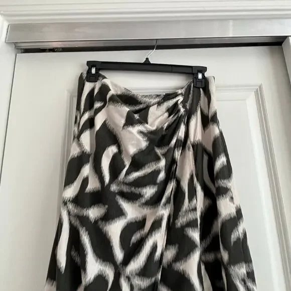 Banana Republic Women’s Linen Blend Tulip Matching Skirt Top Set 14-16 Tropical - Picture 9 of 16